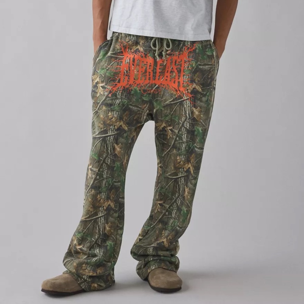NEW Everlast x Coney Island Picnic Real Tree Camo Sweat Pants